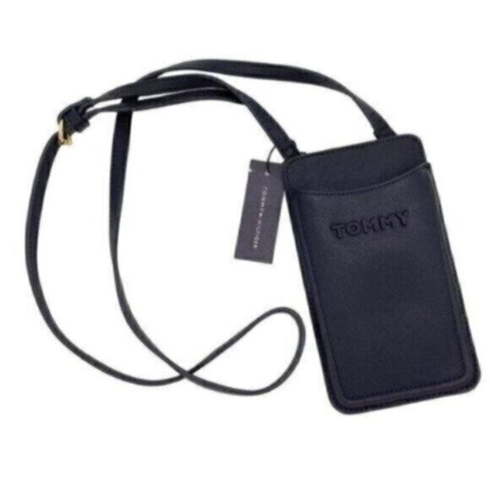 Tommy Hilfiger Elsie Phone Crossbody Bag in Navy Blue New